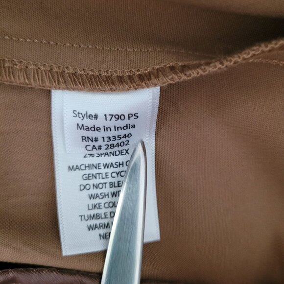 Ecru Slim Bootcut Trouser Pants Womens Size 4 Tan Career NWOT - Picture 6 of 7